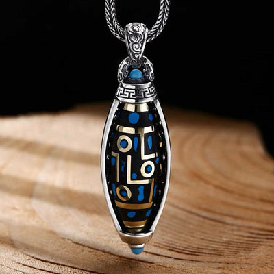 Buddha Stones Tibetan Om Mani Padme Hum Necklace Pendant