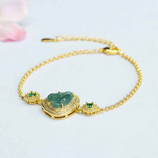 Embrace Joy with the Buddha Stones Laughing Buddha Bracelet