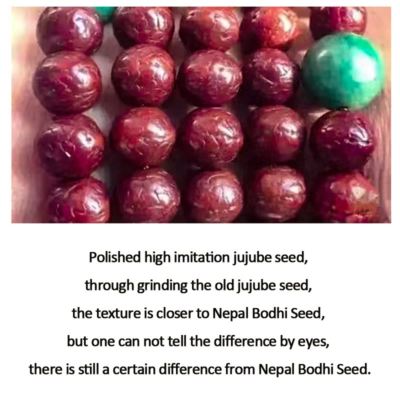 Pulsera con borlas de 108 cuentas de Mala Bodhi de Nepal, con semillas de Buda y riqueza