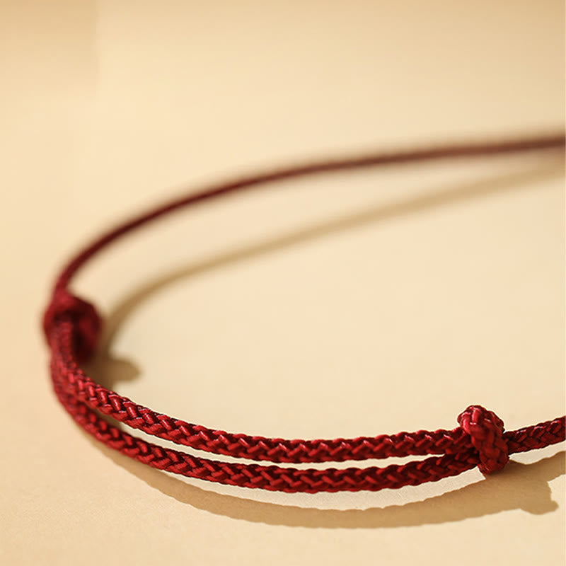 Collar con colgante de cuerda con piedras de Buda tibetanas de plata de ley 925, con la diosa Zakiram de la riqueza y la protección.