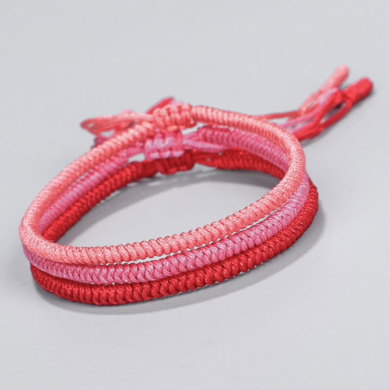 Pulsera trenzada tibetana King Kong con piedras de Buda (3 unidades)