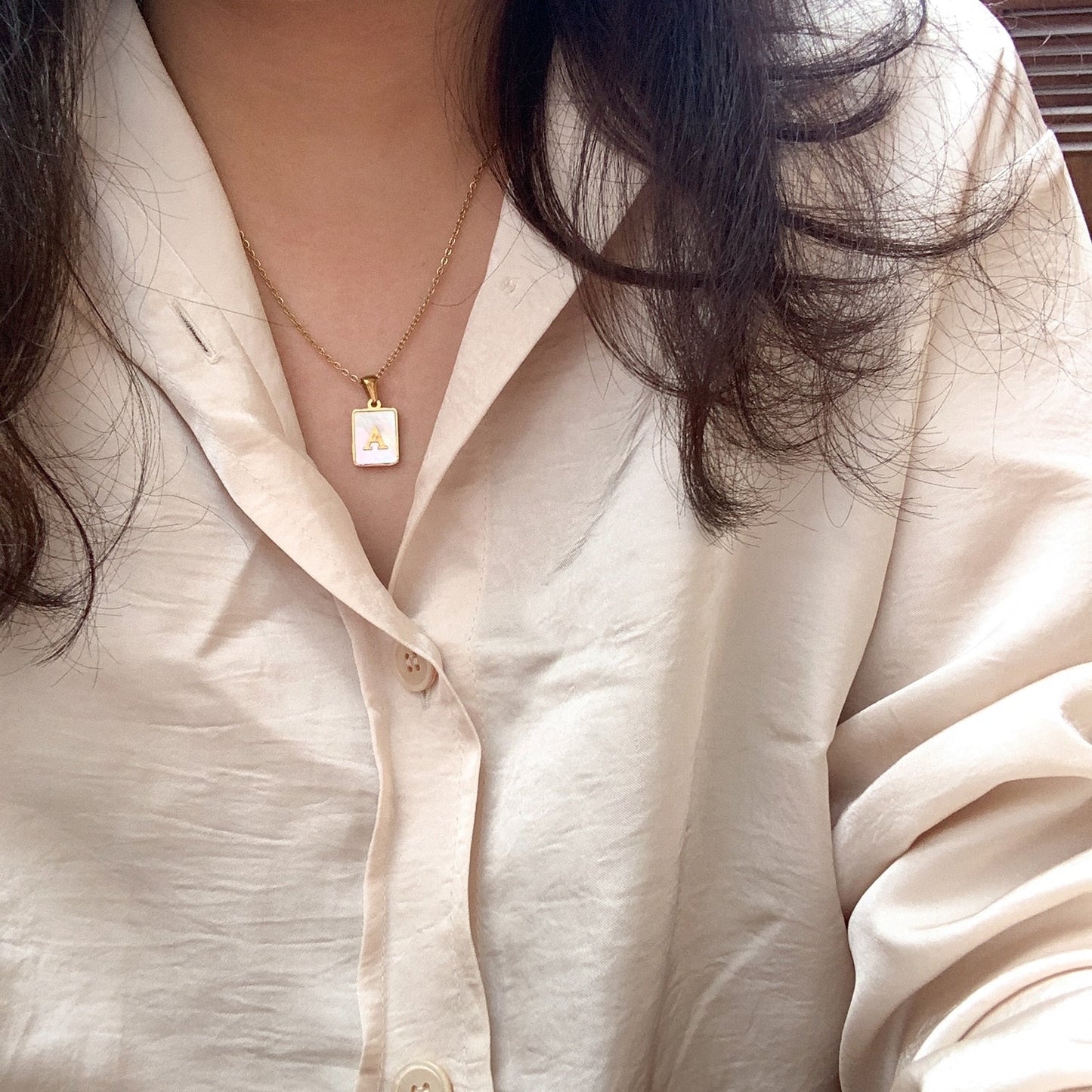 Collar de ópalo Luna