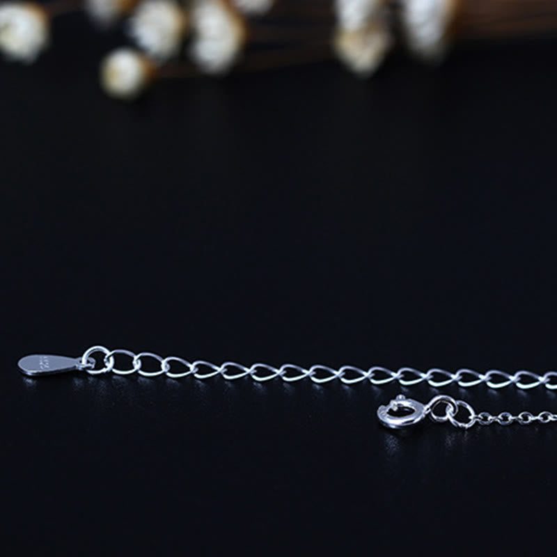 Collar con colgante de flor de loto y lazurita de plata de ley 925 con piedras de Buda para el autocuidado