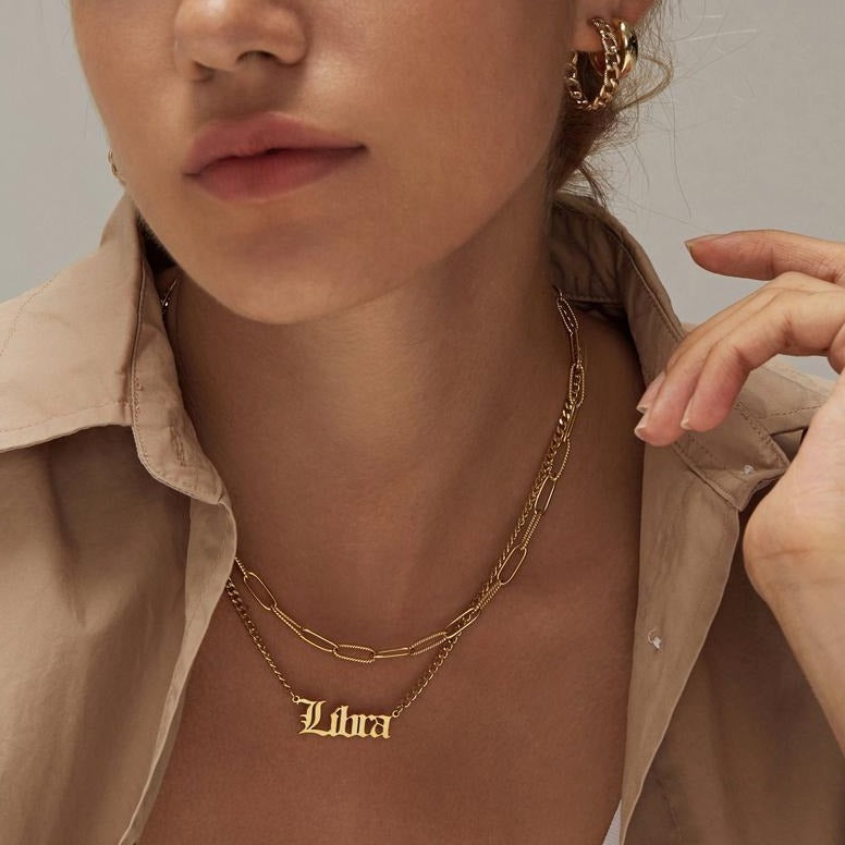 Collar de eslabones de cuerda