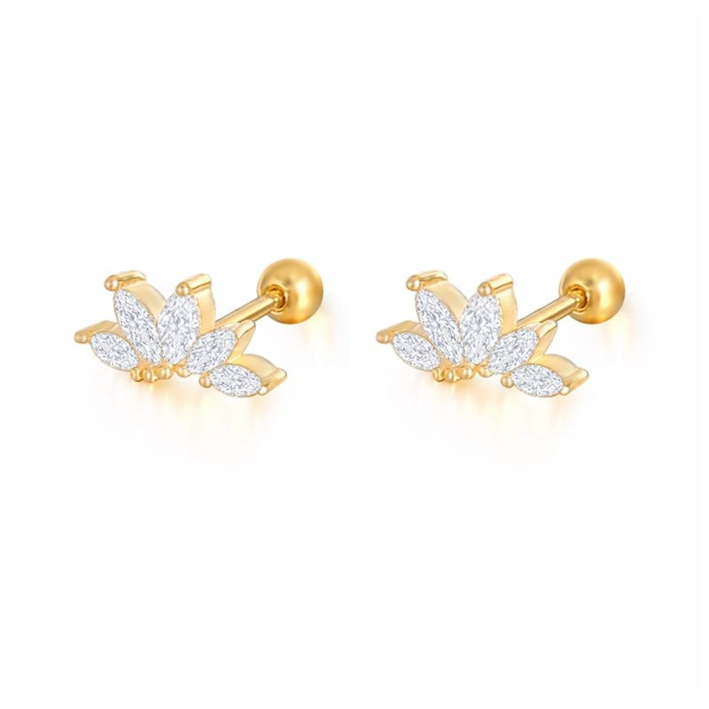 Pendientes de cristal pavé S925