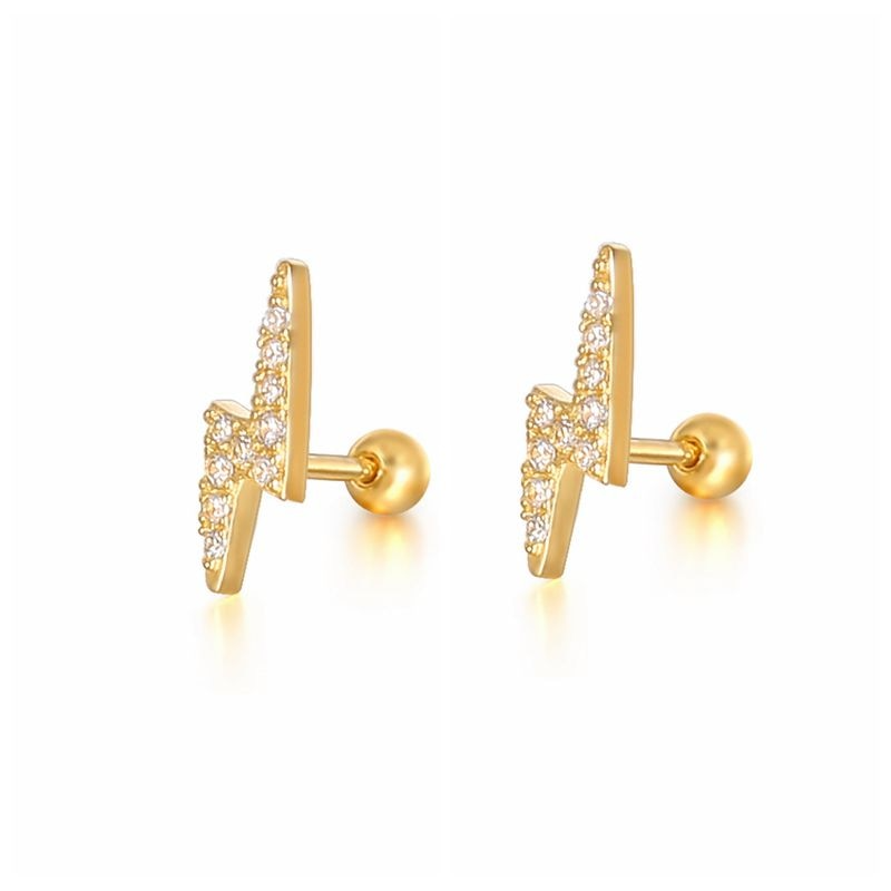 Pendientes de cristal pavé S925