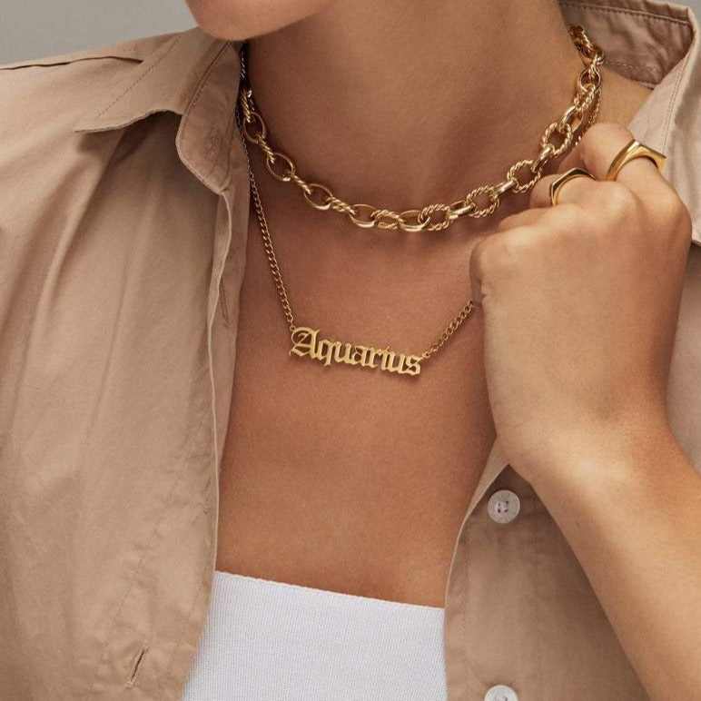 Collar del zodiaco astrológico