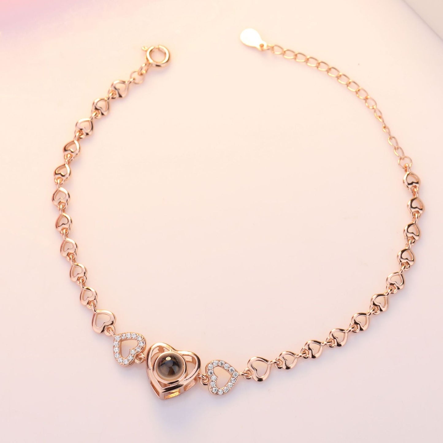 Heart Photo Projection Bracelet
