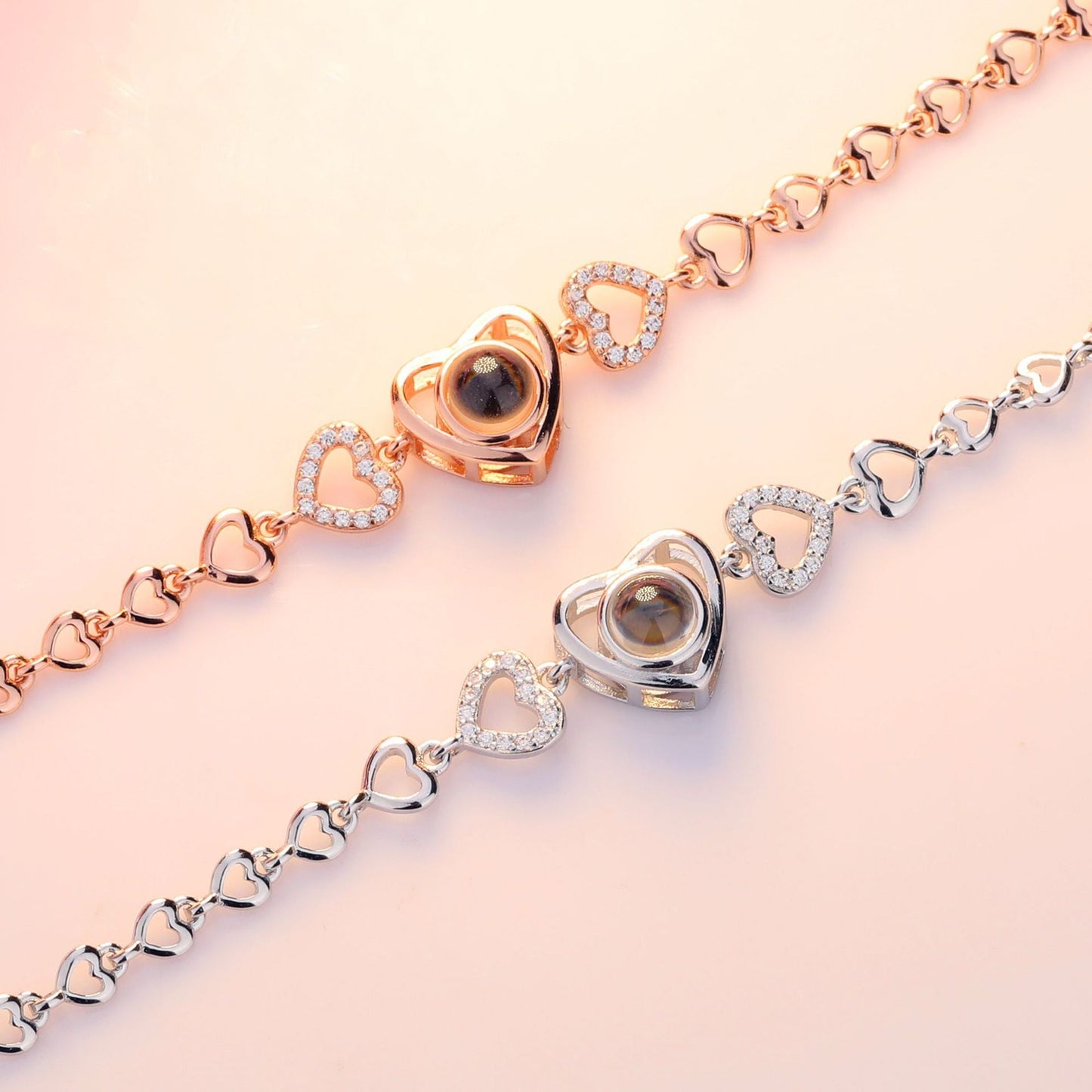 Heart Photo Projection Bracelet