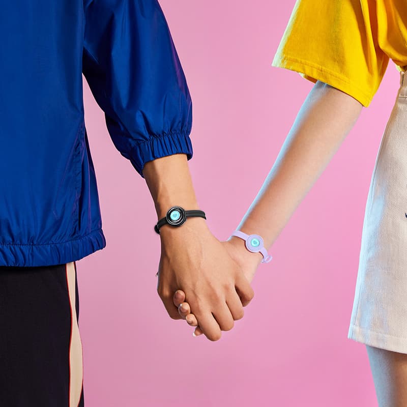 Candy Original Touch Bracelets (Black+Purple) - Touch Bling
