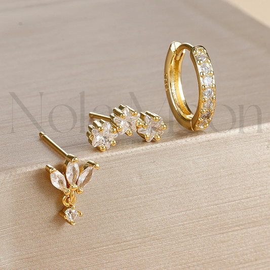 Juego de pendientes Lia