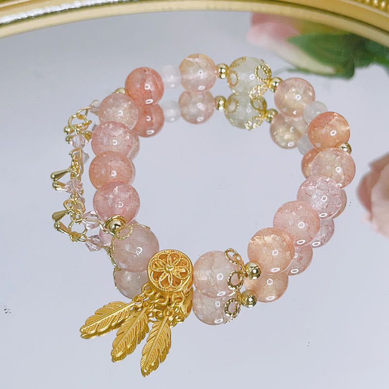 Buddha-Steine, Glasperlen, Traumfänger, Schutz-Charm-Armband