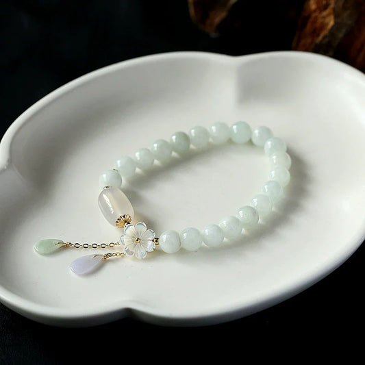 The Serene Blossom Jade Bracelet