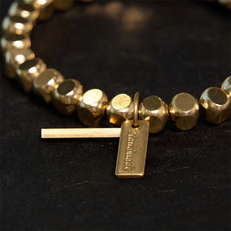 Pulsera curativa de cobre con piedras de Buda