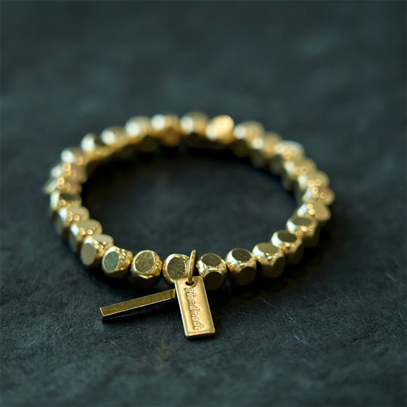 Pulsera curativa de cobre con piedras de Buda