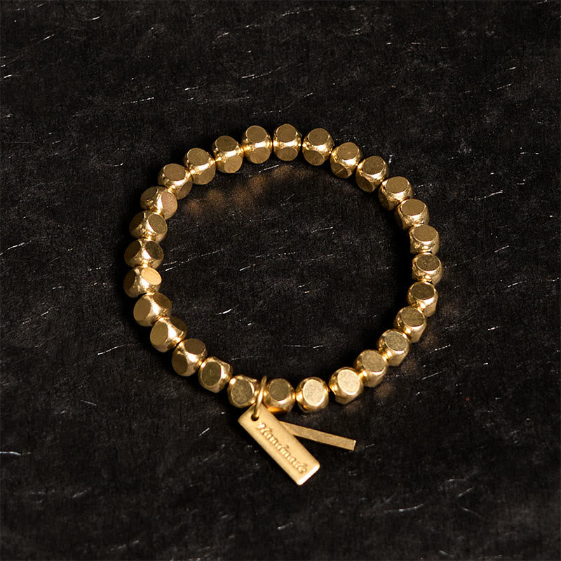Pulsera curativa de cobre con piedras de Buda