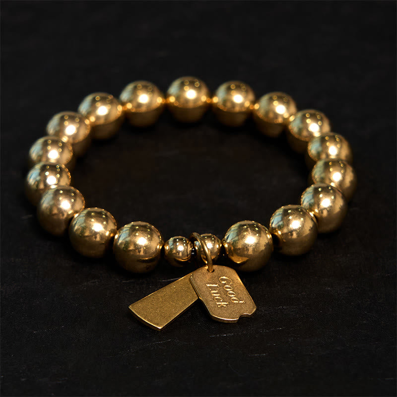Pulsera curativa de cobre con piedras de Buda