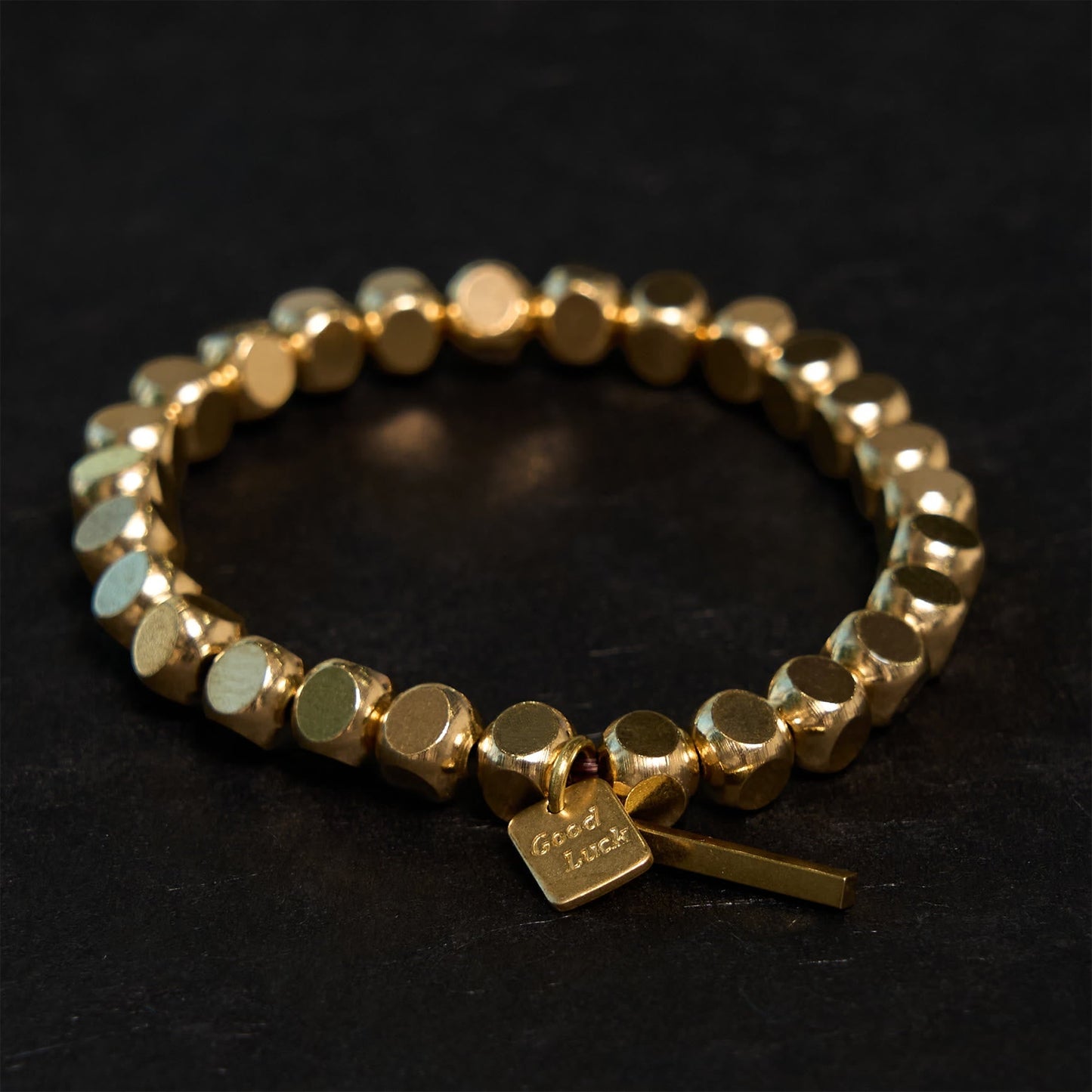 Pulsera de cobre con piedras de Buda para la buena suerte y la riqueza