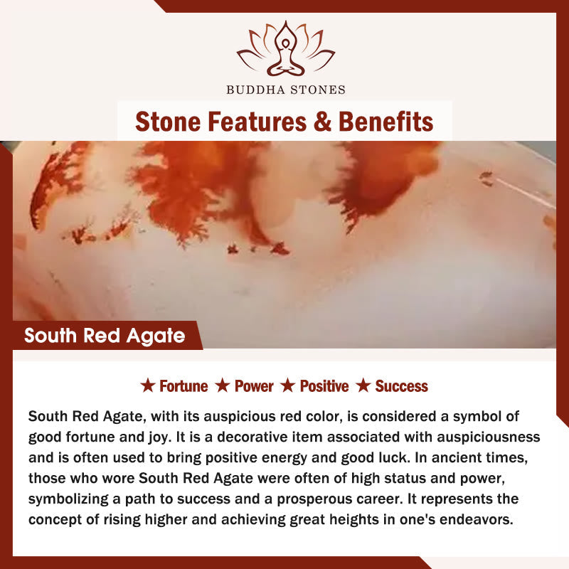 Buddha Stones Südroter Achat Aquamarin Perle Hetian Jade Bambus Blume Glücksarmband