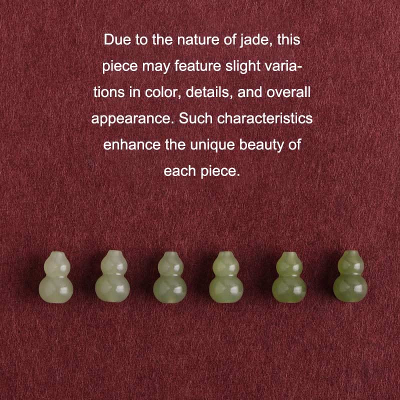 Pulsera trenzada para el tobillo con calabaza de jade hetiano natural y piedras de Buda para proteger la suerte