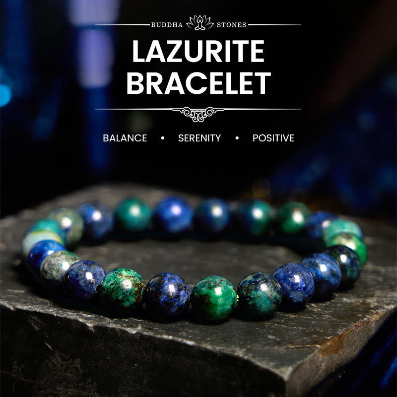 Buddha Stones Lazurite Serenity Armband
