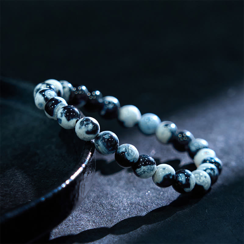 Pulsera protectora de ágata orca con piedra de Buda