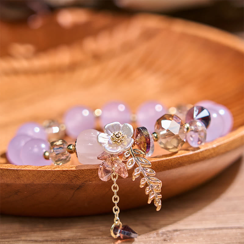 Buddha Stones Blauer Kristall Amethyst Sonnenstein Grüner Aventurin Heilarmband