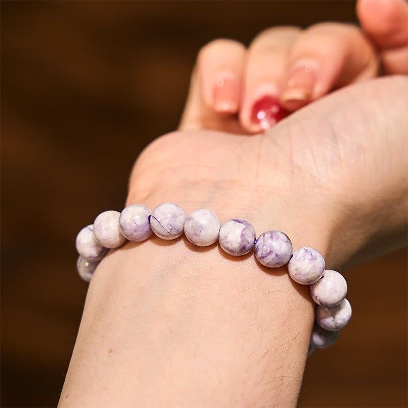 Pulsera de armonía de sodalita con piedra de Buda