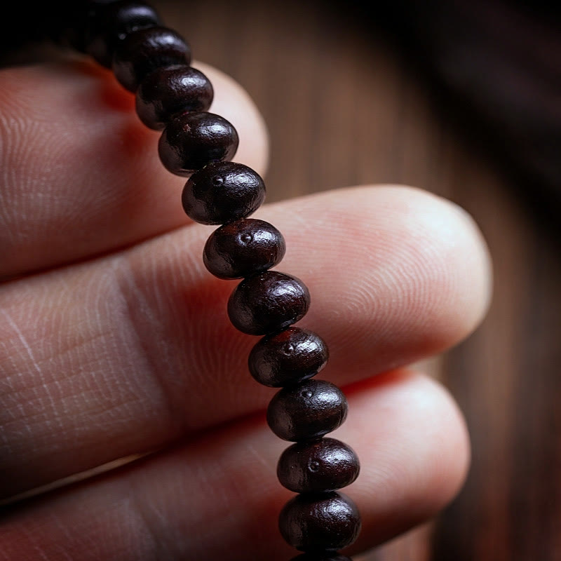 Pulsera de la paz con 108 cuentas de Mala y semillas de Bodhi de Buda