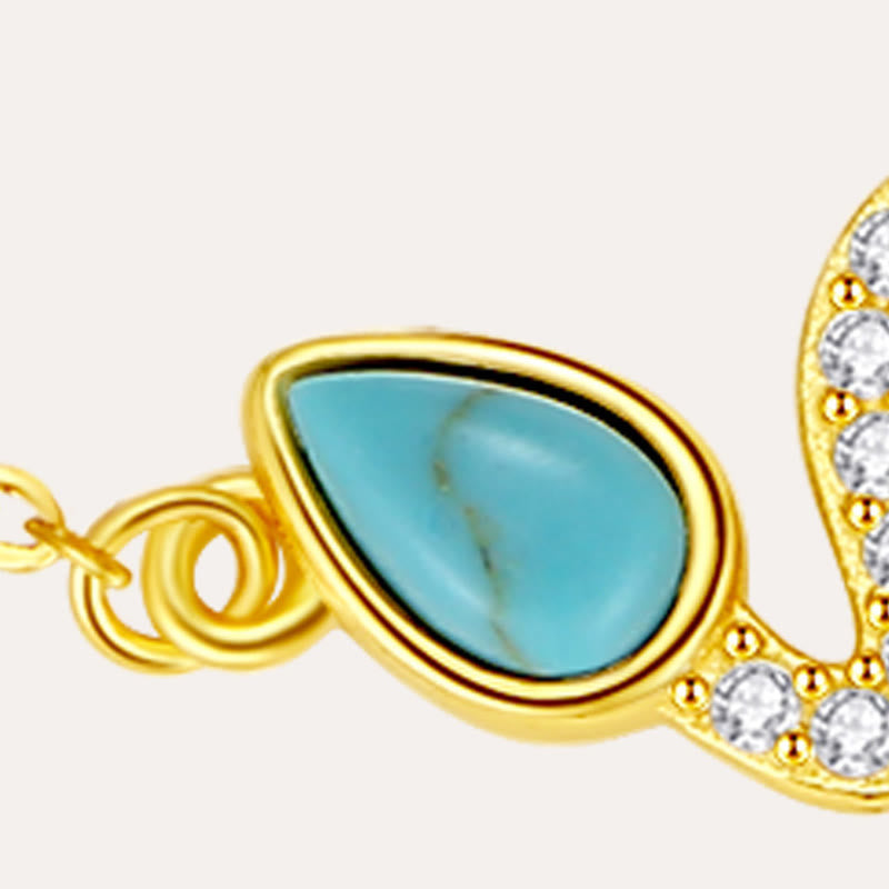 Pulsera de protección del Año de la Serpiente con ópalo turquesa y piedras de Buda en plata de ley 925