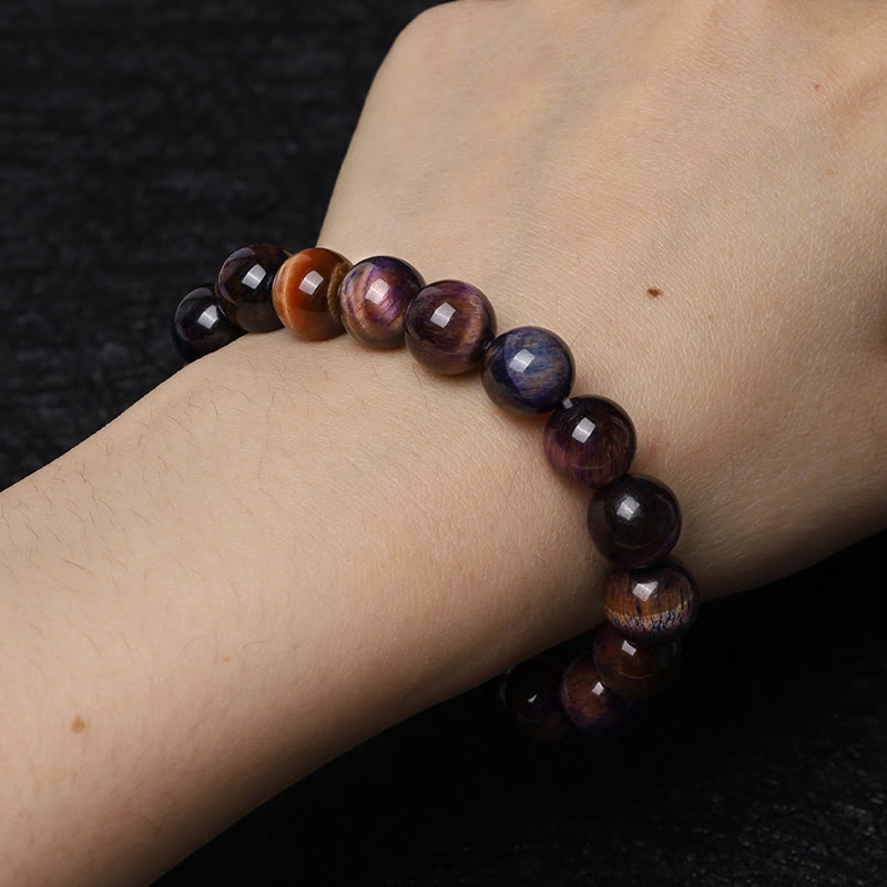 Pulsera de confianza con ojo de tigre y piedra de Buda