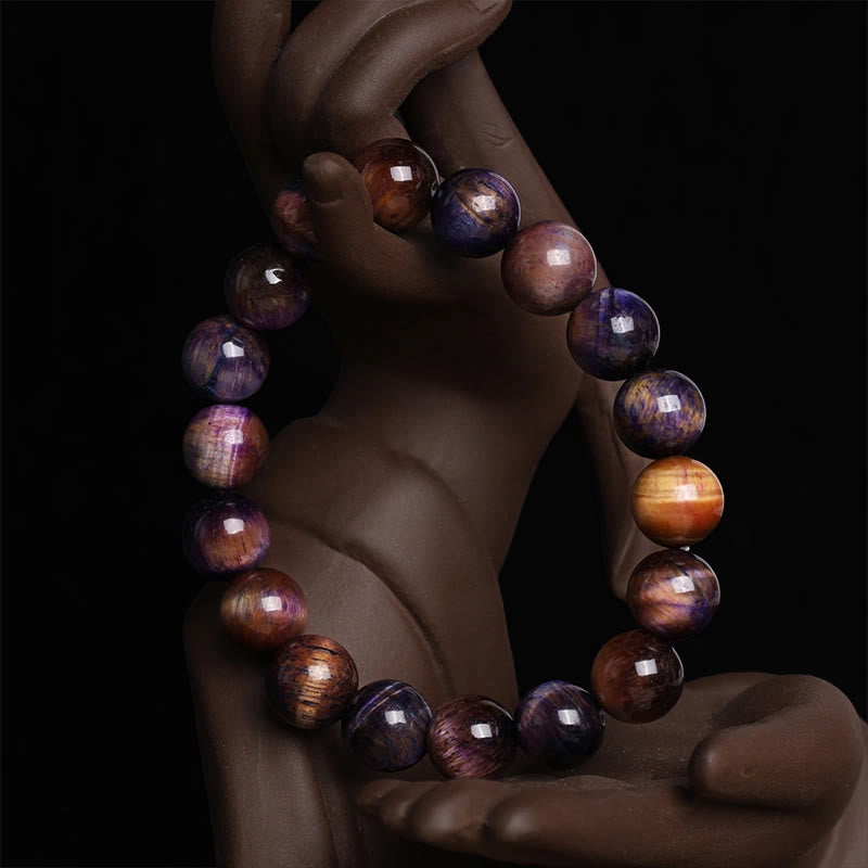 Pulsera de confianza con ojo de tigre y piedra de Buda