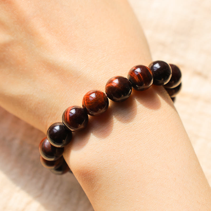 Pulsera de confianza con ojo de tigre y piedra de Buda