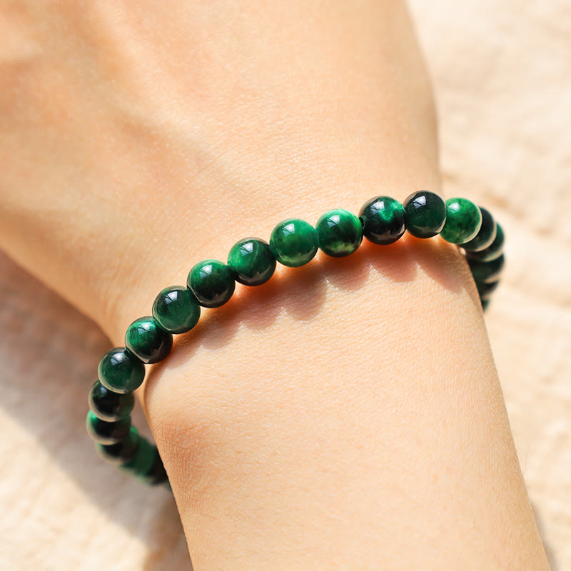 Pulsera de confianza con ojo de tigre y piedra de Buda