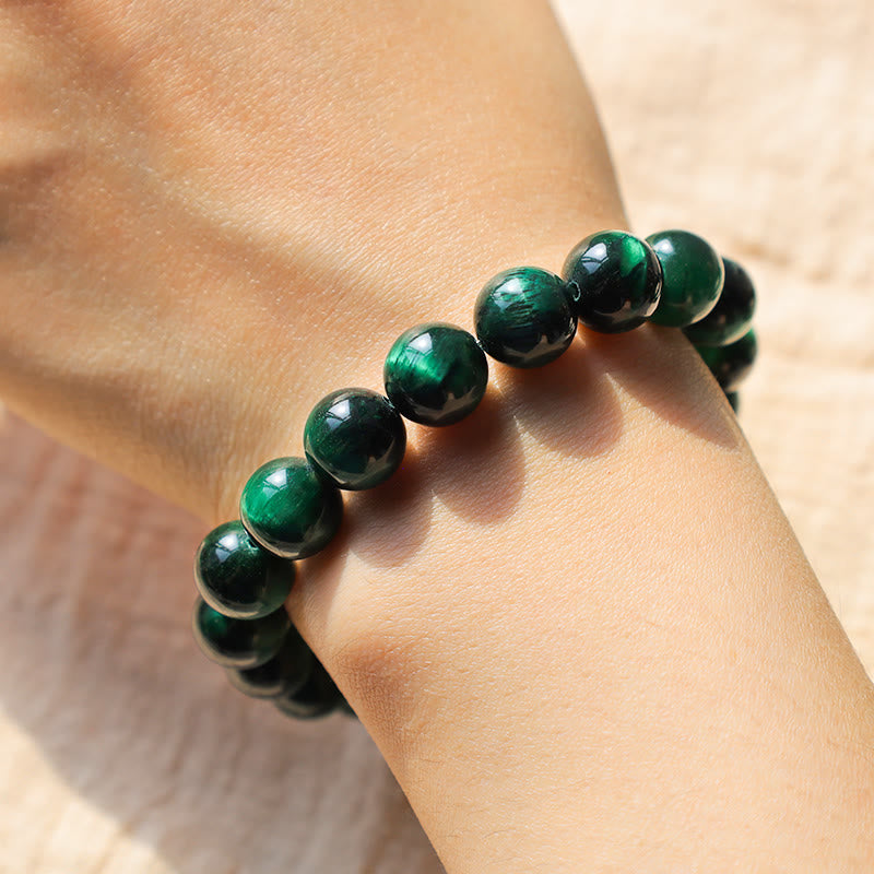 Pulsera de confianza con ojo de tigre y piedra de Buda