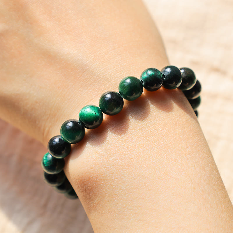 Pulsera de confianza con ojo de tigre y piedra de Buda