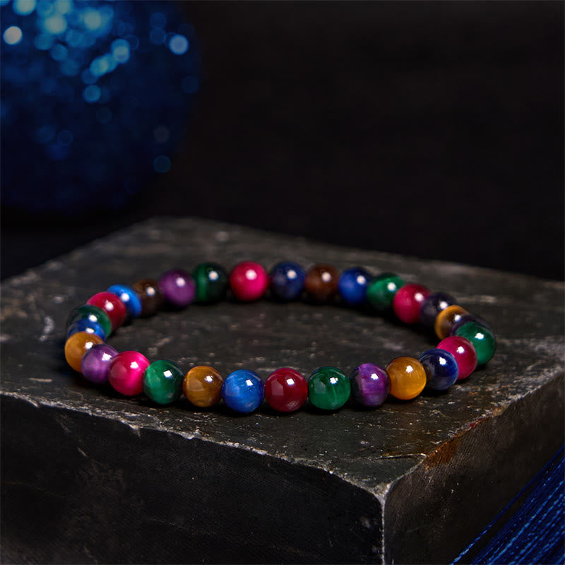Pulsera de confianza con ojo de tigre y piedra de Buda