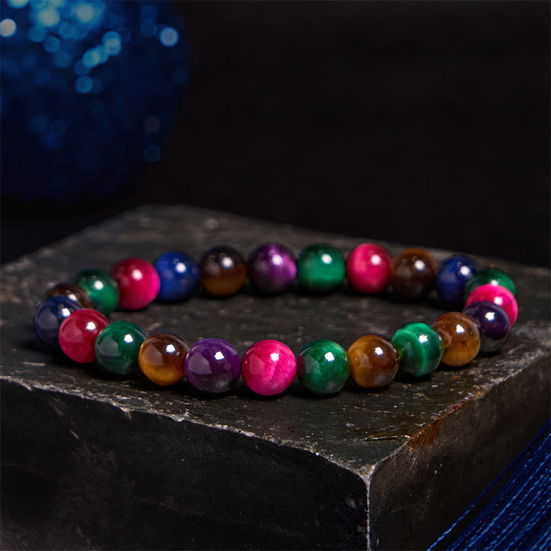 Pulsera de confianza con ojo de tigre y piedra de Buda