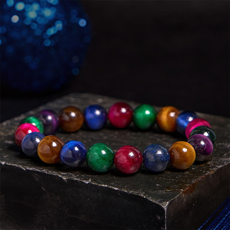 Pulsera de confianza con ojo de tigre y piedra de Buda