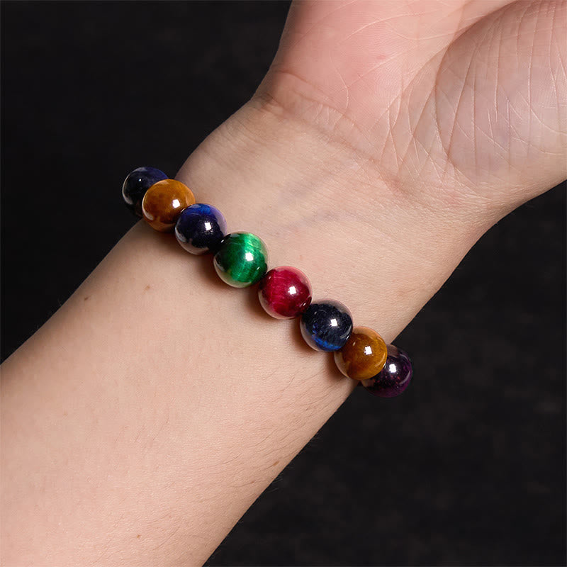 Pulsera de confianza con ojo de tigre y piedra de Buda