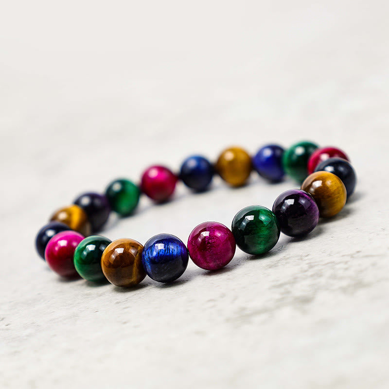 Pulsera de confianza con ojo de tigre y piedra de Buda