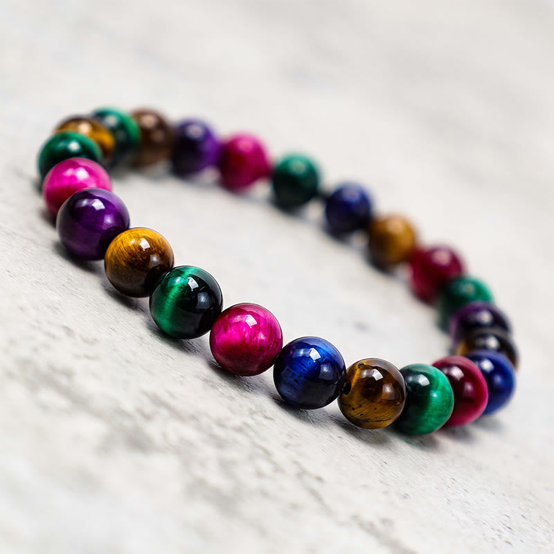 Pulsera de confianza con ojo de tigre y piedra de Buda
