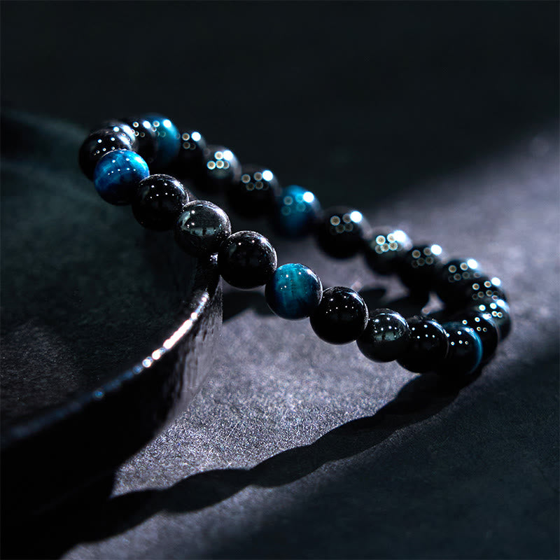 Pulsera de confianza con ojo de tigre y piedra de Buda