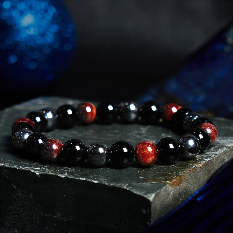 Buddha Stone Verschiedene Tigerauge Vertrauensarmband