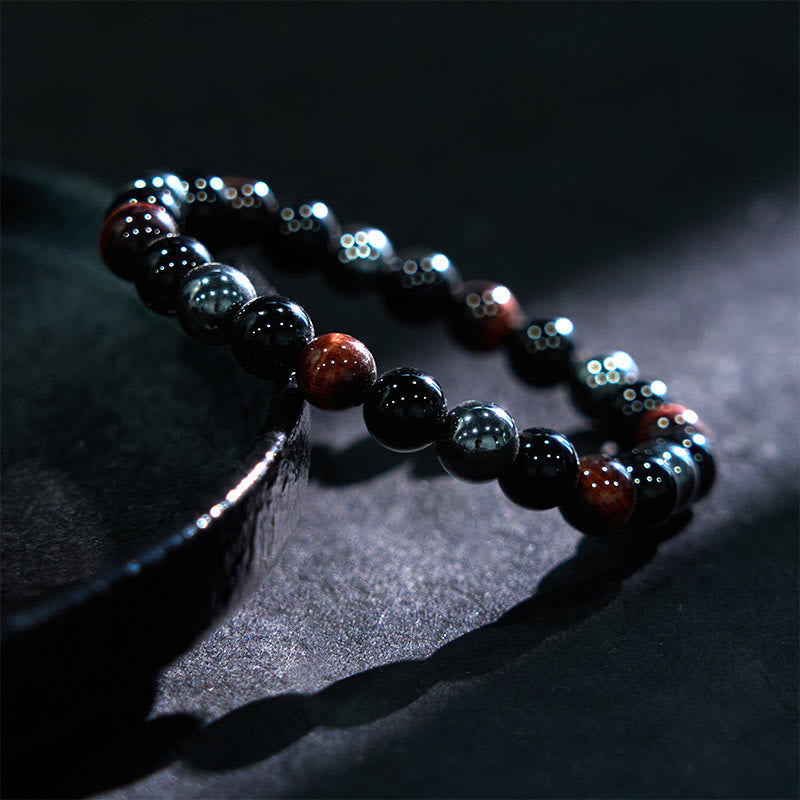 Pulsera de confianza con ojo de tigre y piedra de Buda