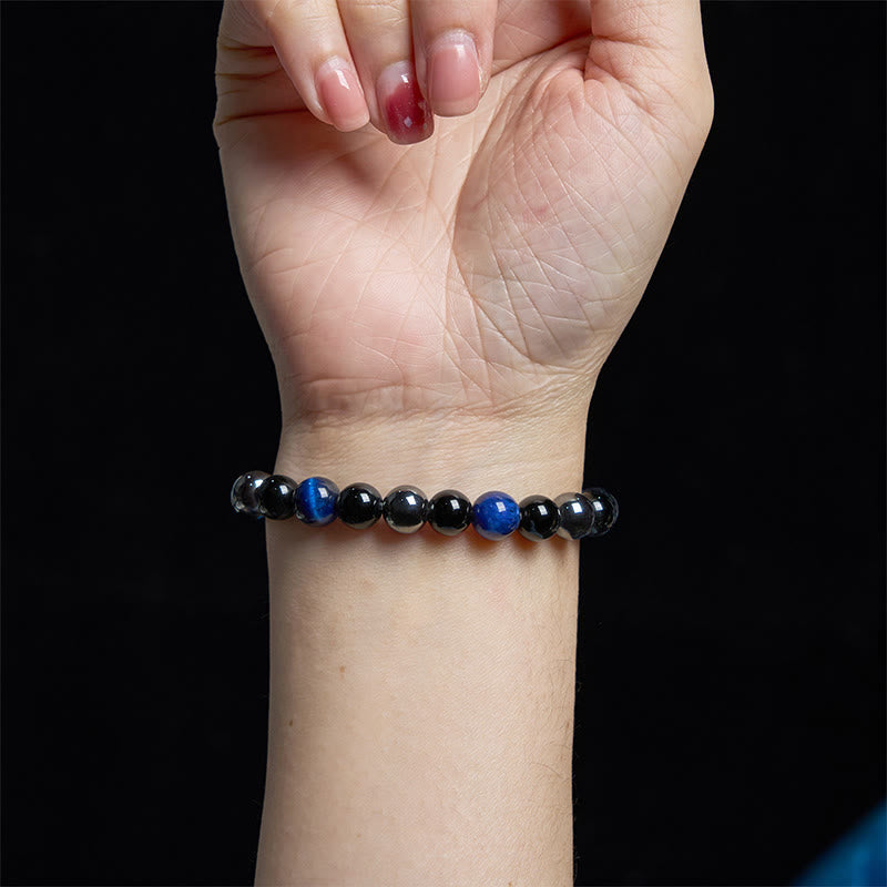 Pulsera de confianza con ojo de tigre y piedra de Buda