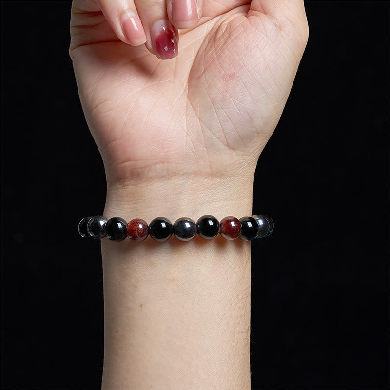 Pulsera de confianza con ojo de tigre y piedra de Buda