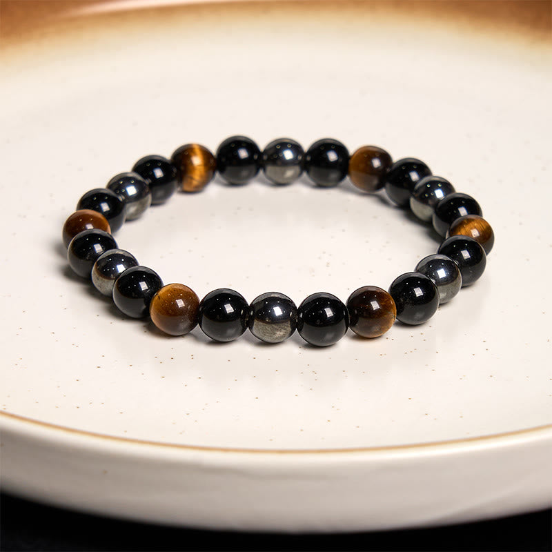 Pulsera de confianza con ojo de tigre y piedra de Buda