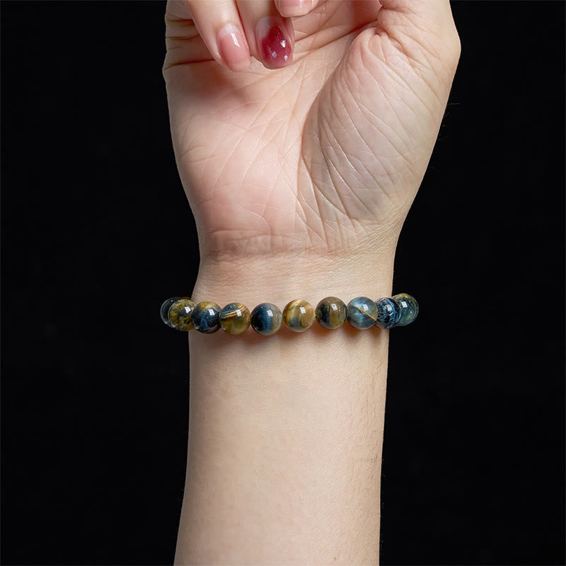Pulsera de confianza con ojo de tigre y piedra de Buda