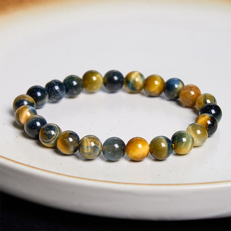 Pulsera de confianza con ojo de tigre y piedra de Buda